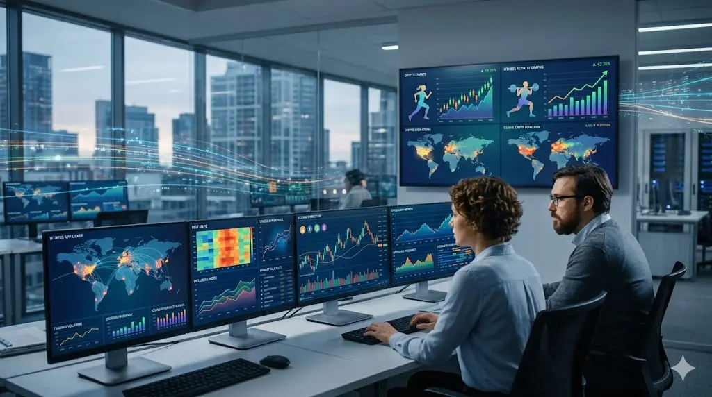 Global Research on Fitness Trends in Cryptocurrency Markets