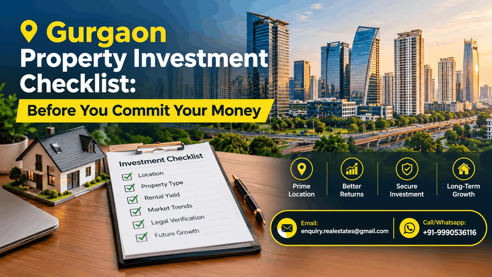 Gurgaon Property Investment Checklist: Before You Commit Your Money