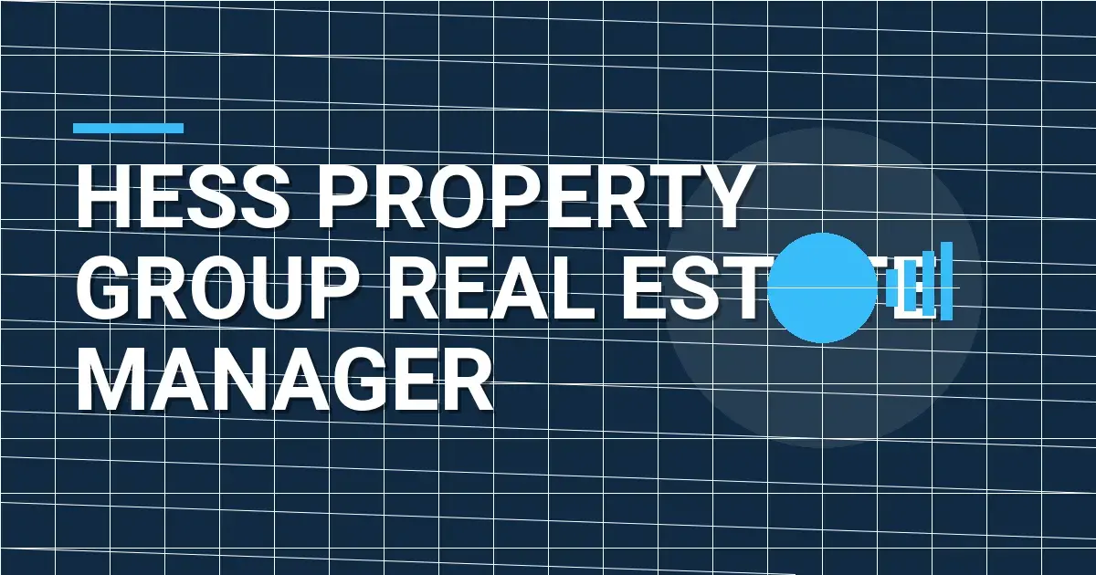 Hess Property Group Real Estate Manager