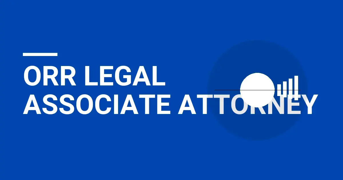 Orr Legal Associate Attorney