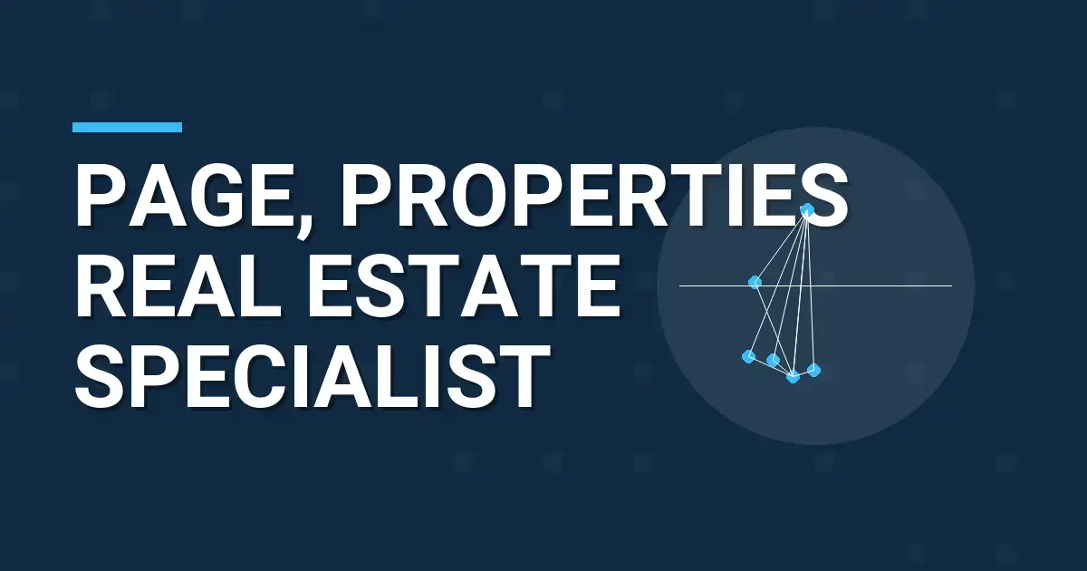 Page, Properties Real Estate Specialist