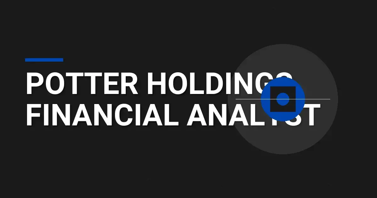 Potter Holdings Financial Analyst
