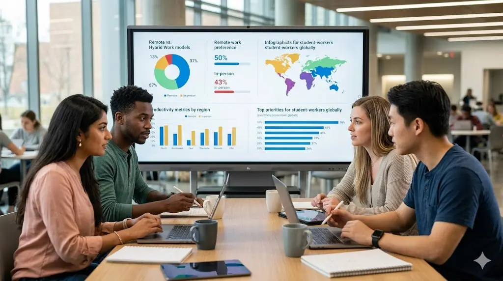 Research Findings About Hybrid Workplaces Among Students Globally