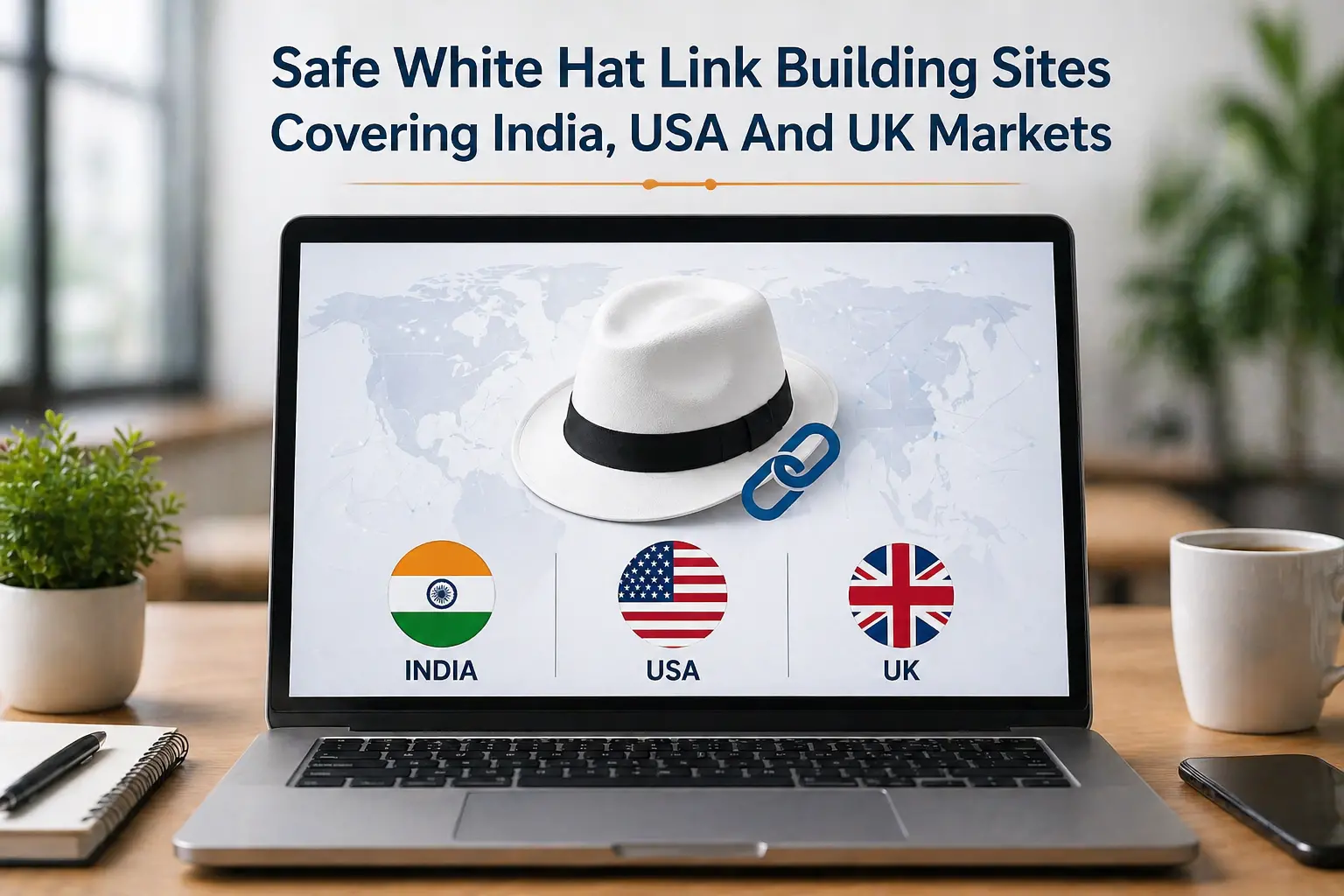 Safe White Hat Link Building Sites Covering India, USA And UK Markets
